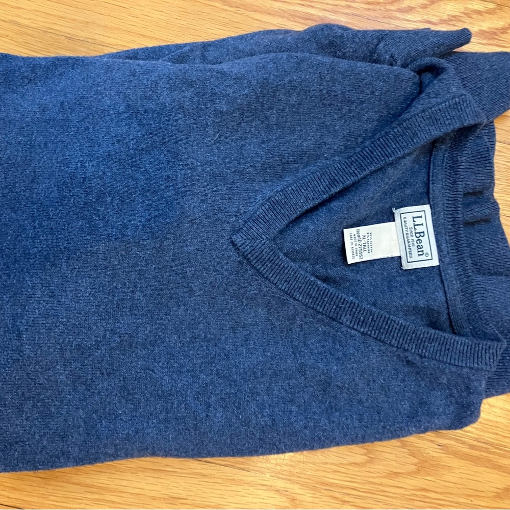 LL Bean cotton/cashmere sweater XL Tall